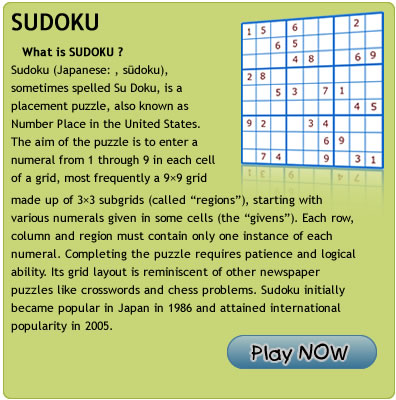 Sudoku Game - Free Online Games
