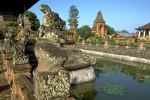 Temple under water