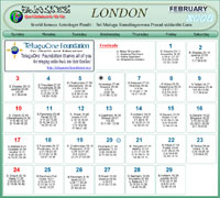 London Telugu Calendar 2008