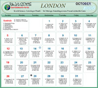London Telugu Calendar 2008