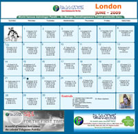 London Telugu Calendar 2009