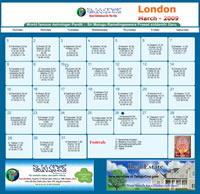 London Telugu Calendar 2009