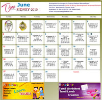 Sydney Telugu Calendar 2009