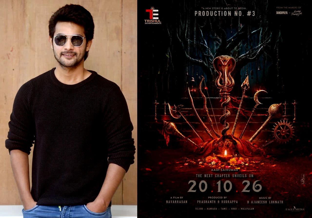 Aadi Saikumar announces even bigger film than Shambala