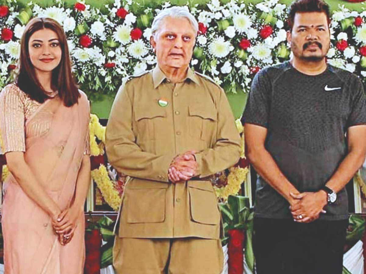 Kamal Haasan dedication on Indian 2 Sets at the age of 68?