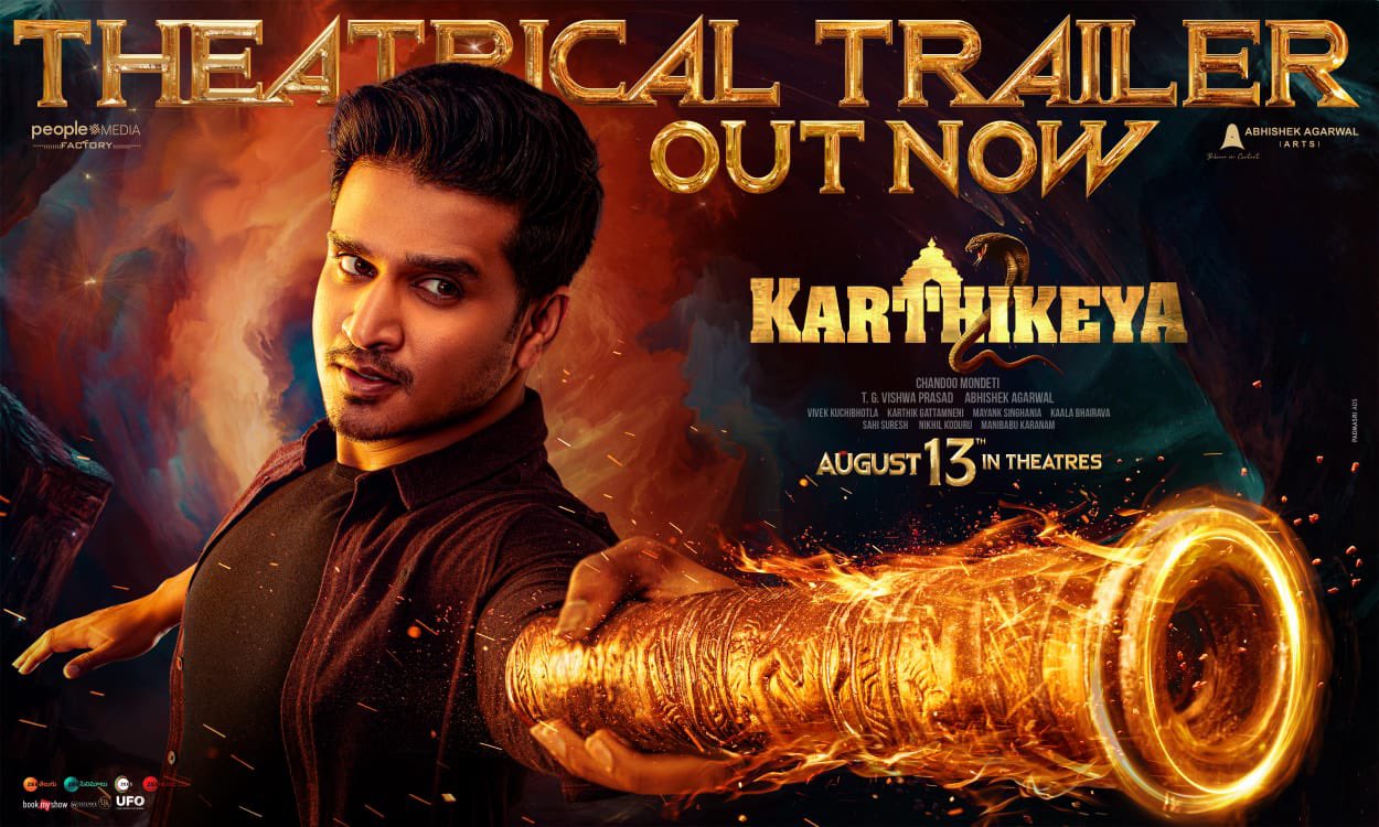 Nikhil's Karthikeya 2 Epic Trailer Out Now