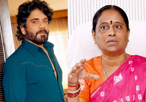 Konda Surekha withdraws her remarks against Nagarjuna 
