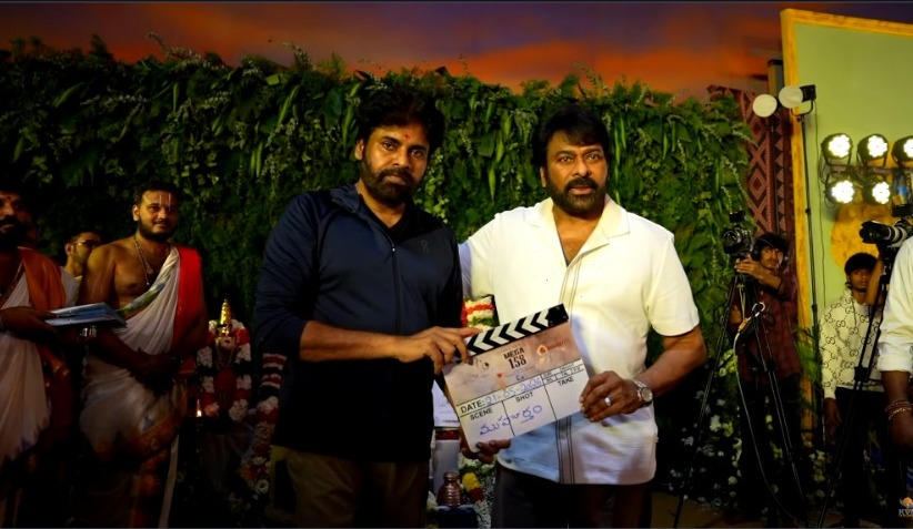 Pawan Kalyan sounds clap for Mega158 