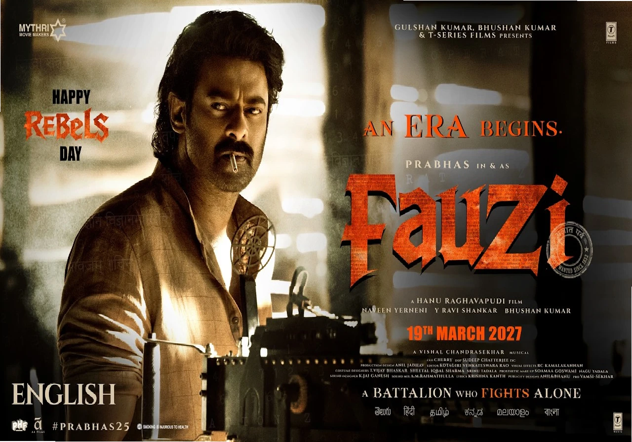 Fauzi File No: 25 Reveal: Prabhas reigns supreme