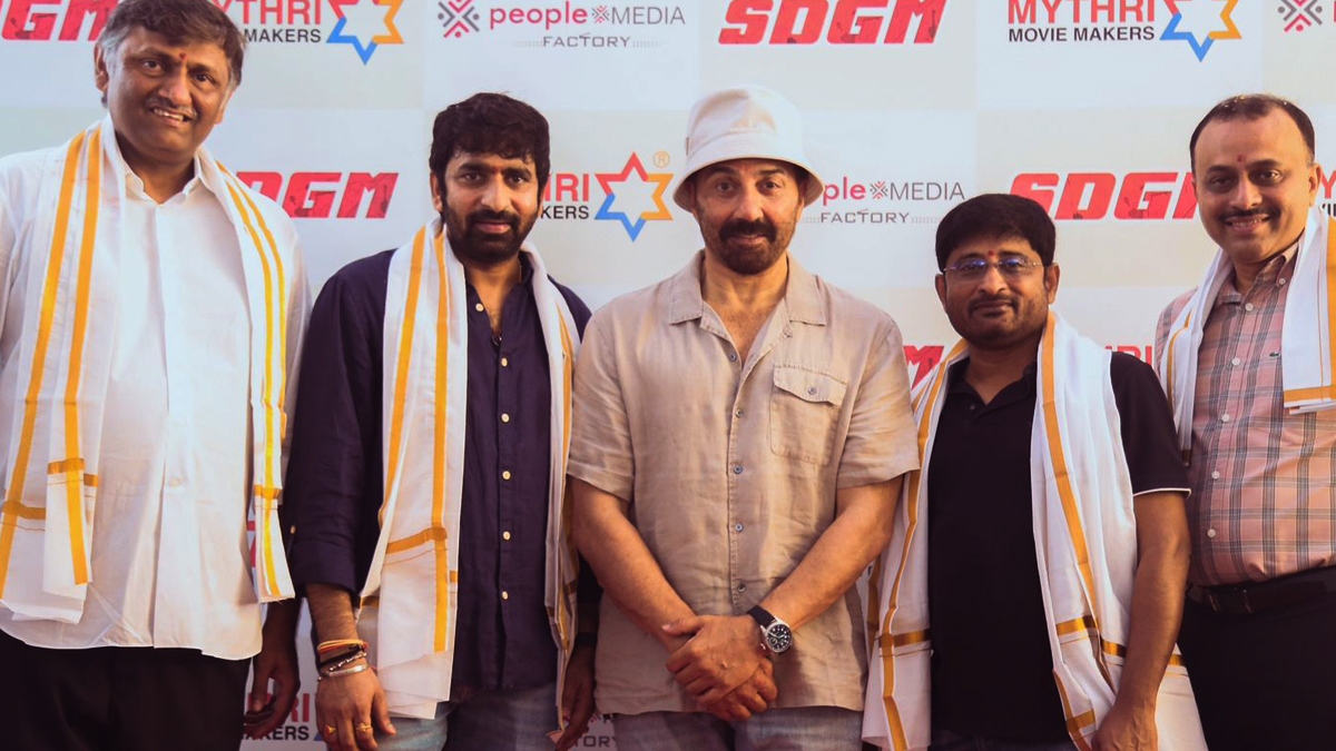 SDGM Launched Sunny Deol and Gopichand Malineni bringing Mass Feast