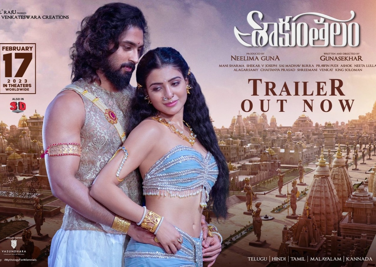Shaakuntalam trailer impresses with the magical visuals and love tale