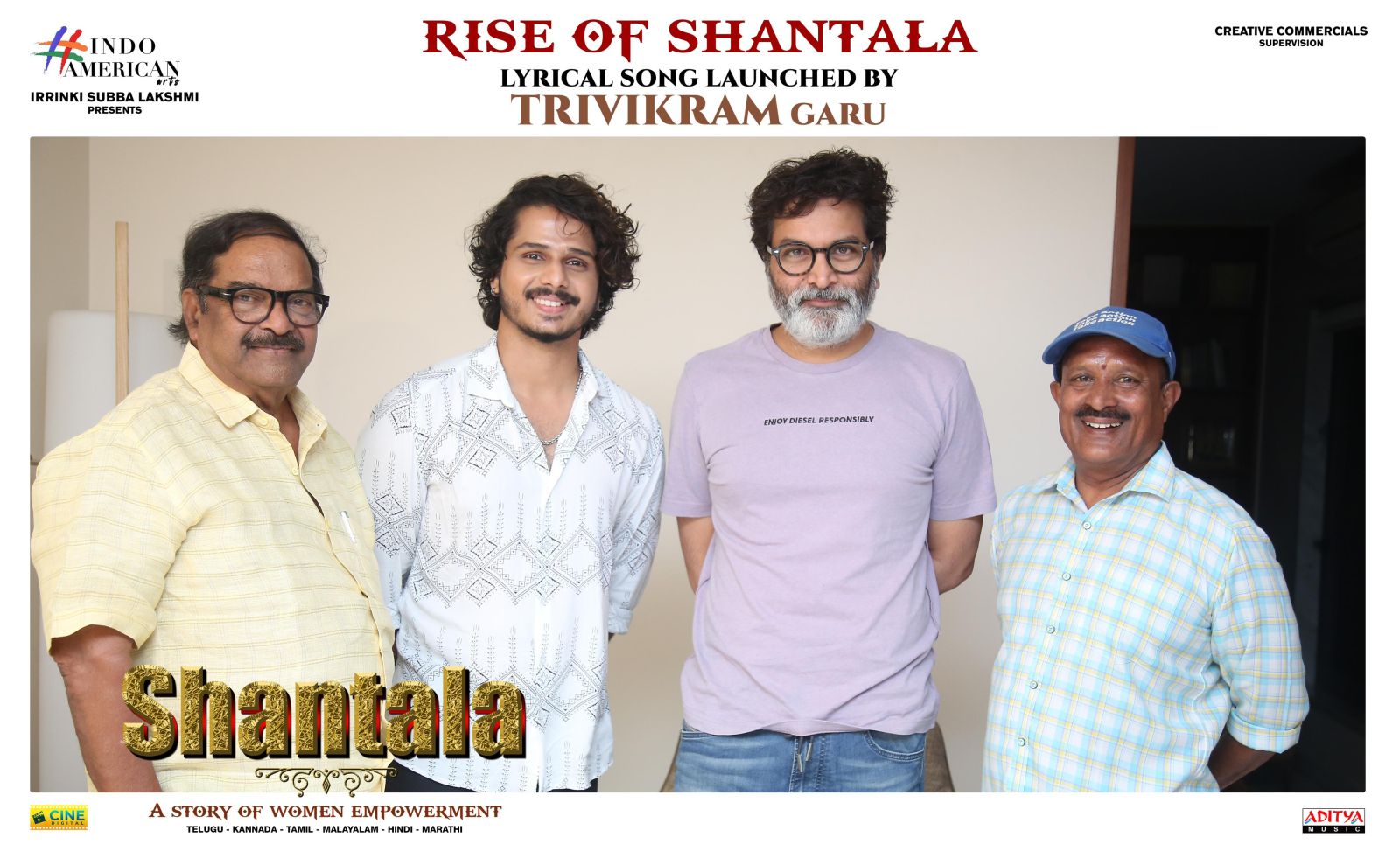 Director Trivikram Srinivas released the first song from Shantala