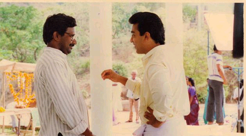 Kamal Haasan Mani Ratnam Photo, Kamal Haasan Mani Ratnam Naayagan, Kamal Haasan Mani Ratnam Nayakudu, Naaygan Photos