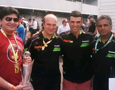 Mahi Racing Team India&rsquo; Co-owners Nagarjuna Akkineni and Nandish Domlur Elated - India's first World SBK team takes 1st & 4th Position at World SuperSport Series in Phillip Island, Australia. The defending and three-time World Supersport Champion Kenan Sofuoglu gave &lsquo;Mahi Racing Team India&rsquo; its first win of the series and set a new lap record in 1&prime; 33.283&rdquo;. With a total of 38 championship points, the team  way ahead of others after the first race of the season.