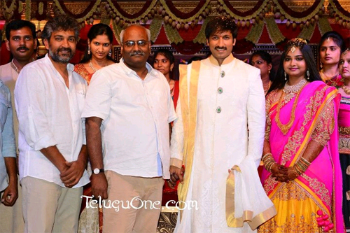 Gopichand Marriage Pics, Gopichand Marriage Photos, gopichand marriage with srikanth niece photos, Gopichand Resham Marriage Photos, Celebs at Gopichand Marriage