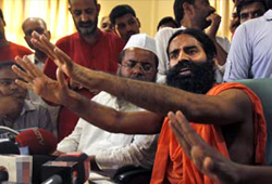baba ramdev fast, baba ramdev satyagraha, baba ramdev hunger strike, ramdev satyagraha in haridwar, baba satyagraha haridwar, patanjali yog peeth haridwar 