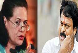 congress prp merger, chiranjeevi sonia meet, congress prp merger date, chiranjeevi byelections campaign, chiranjeevi ahmad patel, chiranjeevi gulam nabi azad, cong prp merger public meeting