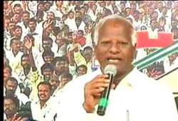 prof jayashankar death, prof jayashankar death tdp, prof jayashankar death trs, tdp leader kadiam srihari t agitation, t agitation congress trs, tdp telangana poster, kadiam srihari telangana poster