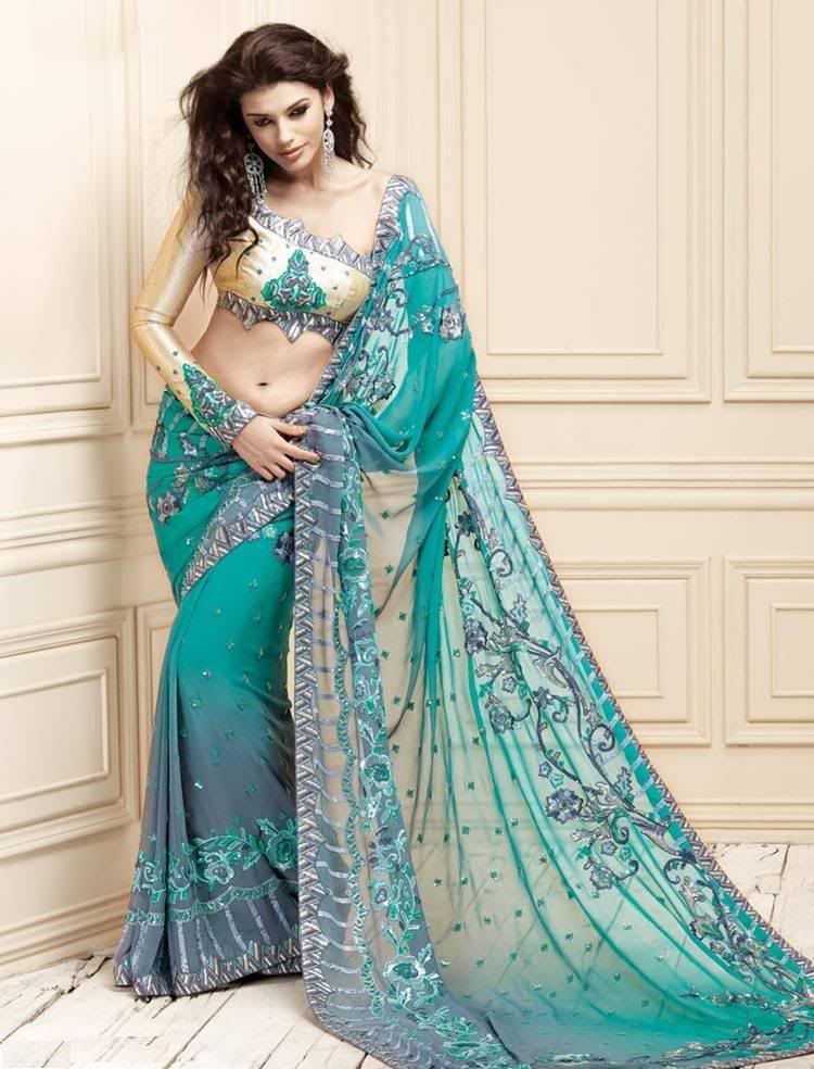 Indian Party Wear Fancy Saree Collection
