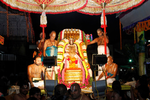 Information on first day of Tiruchanur Sri Padmavathi Ammavari Brahmotsavam.