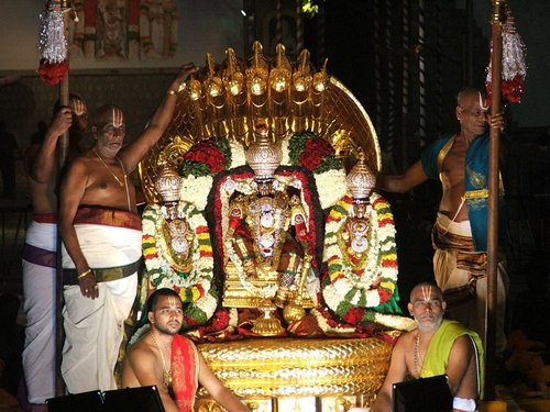 Information on the Second Day of Tiruchanur Sri Padmavathi Ammavari Brahmotsavam.